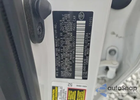 2020 Toyota Camry Se from USA, damaged, VIN 4T1G11AK5LU895172